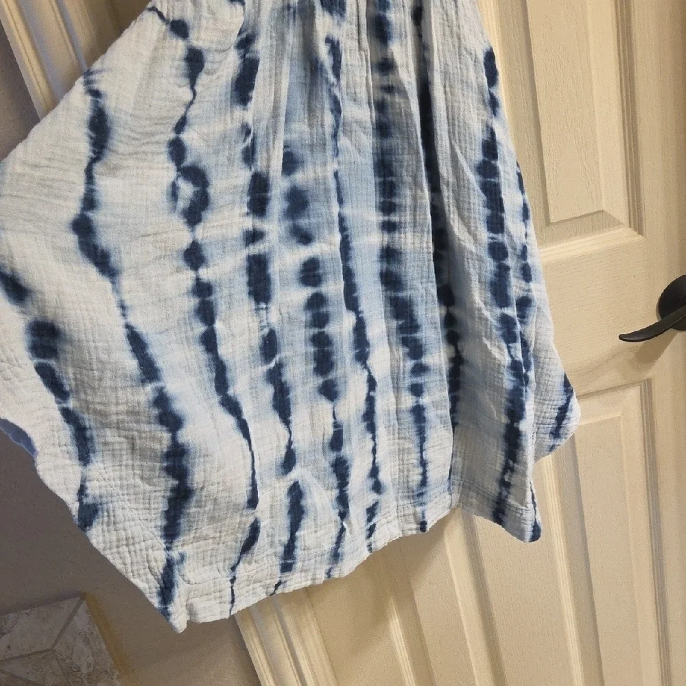 GAP Blue Tie-Dye Dress